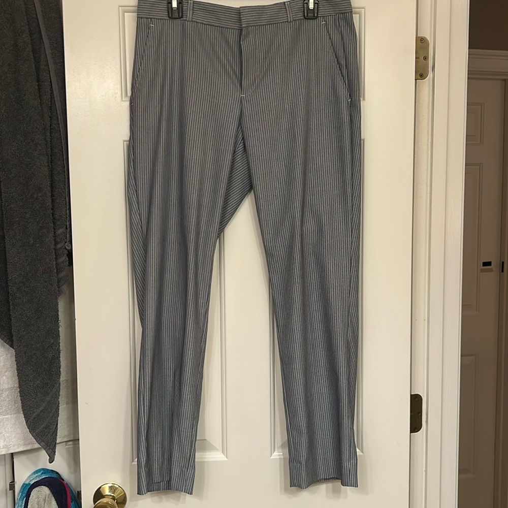 Slim pants with pockets ankle length